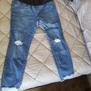 Isabel Maternity distressed skinny jeans size 16